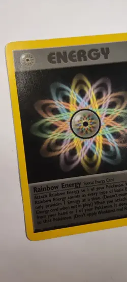 Pokemon TCG 🌈 Rainbow Energy 80/82 Non Holo Team Rocket Englisch 🇬🇧 Vintage - Image 2