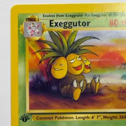Pokemon TCG Exeggutor Jungle #35/64 WOTC Vintage 1999 1st Edition - Image 3