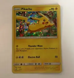 Pokemon TCG Pikachu Pokemon Promos SM04 Holo Promo Promo HP 70 Electro Ball 50 - Image 1