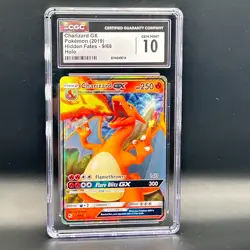 Charizard GX 9/68 - Pokemon Hidden Fates 2019 - Graded CGC GEM MINT 10 - Image 1