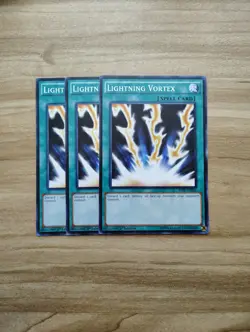 Yu-Gi-Oh! - Lightning Vortex - 3X - Full Playset - Image 1
