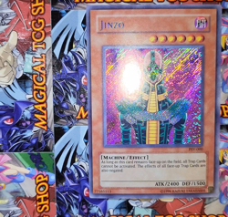 Yugioh Jinzo Pharaoh's Servant Secret Rare PSV-000 NM - Image 2