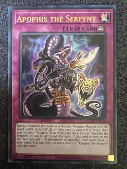 Yugioh Apophis the Serpent MZTM-EN010 Ultra Rare 1st Edition NM - Image 1