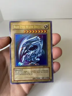 Yugioh Blue Eyes White Dragon SDK-001 Unlimited HOLO BLEED LP #2 - Image 3