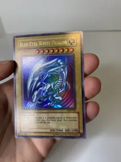 Yugioh Blue Eyes White Dragon SDK-001 Unlimited HOLO BLEED LP #2 - Image 4