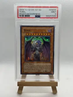 Yugioh - Yubel PTDN-EN006 Super Rare 1st Edition PSA 9 - Image 1