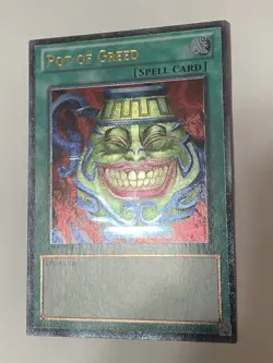 Yugioh Pot of Greed DPKB-EN029 Ultimate Rare Unlimited Duelist Pack Kaiba (NM) - Image 1