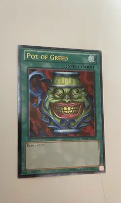 Yugioh Pot of Greed DPKB-EN029 Ultimate Rare Unlimited Duelist Pack Kaiba (NM) - Image 2