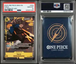 Sanji Alternate Art PSA 10 - EB02-054 One Piece Anime 25th Collection English - Image 3