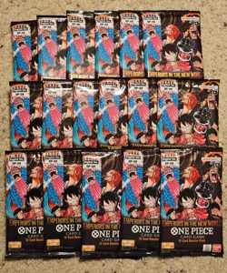 One Piece TCG OP-09 Emperors in the New World Booster Pack Lot of 17 English - Image 1