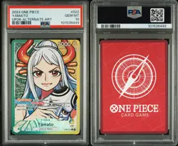 Yamato PSA 10 Alt Art Leader- One Piece OP06-022 Wings of the Captain English - Image 3