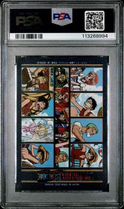 ONE PIECE VISUAL ADVENTURE SANJI LUFFY NAMI FRANKY ZORO CHEF ZEFF PSA 8 #120 - Image 2