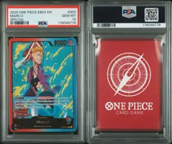 Marco EB02 Gold Leader PSA 10 - One Piece Anime 25th Collection English (Pop 9) - Image 3