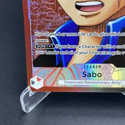 Sabo (Alt Art) OP13-004 English Carrying On His Will - One Piece Card - NM - Image 4