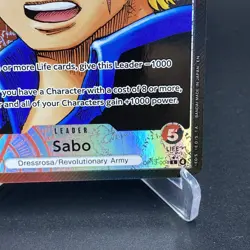 Sabo (Alt Art) OP13-004 English Carrying On His Will - One Piece Card - NM - Image 5