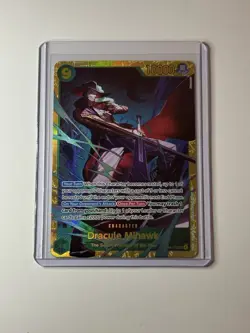 Dracule Mihawk - OP14-119 The Azure Sea's Seven Foil One Piece - Image 1