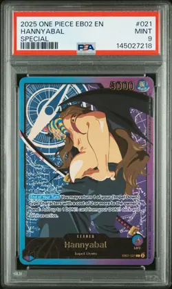Hannyabal EB02 Gold Leader PSA 9 - One Piece Anime 25th Collection English - Image 1