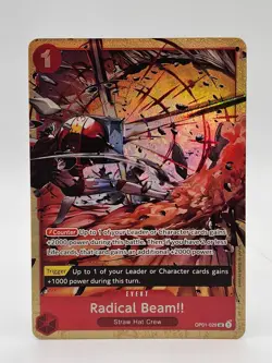 Radical Beam!! OP01-029 ENG | Promo Alt. Art Premium Collection | One Piece TCG - Image 1
