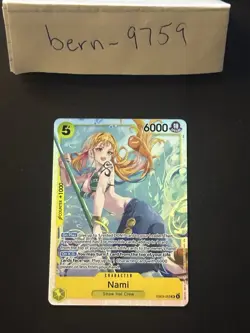Nami EB03-053 SR Foil English One Piece TCG Card Near Mint - Image 1