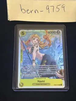 Nami EB03-053 SR Foil English One Piece TCG Card Near Mint - Image 3