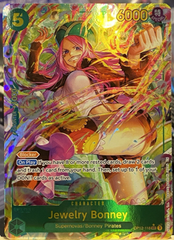 Jewelry Bonney SEC Alt Art - OP12-118 Legacy of the Master One Piece English NM - Image 1
