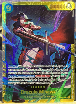 One Piece CCG - Dracule Mihawk - OP14-119 SEC - The Azure Sea's Seven - Image 1