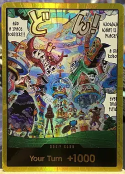 One Piece CCG - OP14 Egghead Gold DON - The Azure Sea's Seven NM/M - Image 1