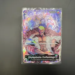 Donquixote Doflamingo Alt Art Kingdoms of Intrigue OP04-019 One Piece English - Image 3