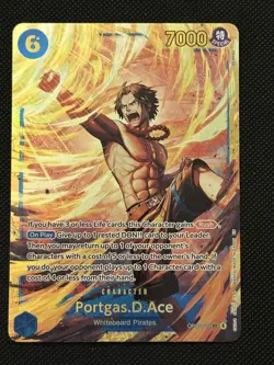 One Piece Carrying On His WIll #OP13-119 Portgas D Ace - Image 1