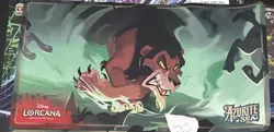 Lorcana Azurite Sea Set Championship Runner-Up Playmat Scar Heartless Hunter - Image 1