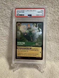 PSA 10 Peter Pan - Lost Boy Leader - Foil Disney Lorcana EN 3 - 82/204 GEM MINT - Image 1