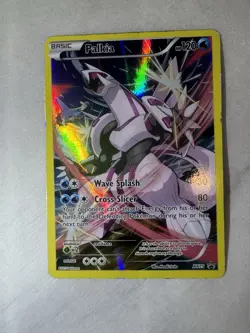 Pokemon Palkia Full Art Promo XY XY75 Holo Card 120 HP Wave Splash Cross Slicer - Image 2