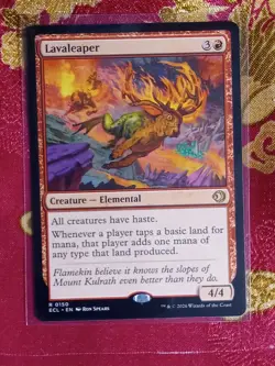 Lavaleaper Lorwyn Eclipsed Magic The Gathering MTG red rare card elemental - Image 1