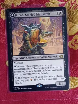 Grub, Storied Matriarch / Grub, Notorious Auntie Lorwyn Eclipsed Magic MTG card - Image 1