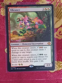Vibrance Lorwyn Eclipsed Magic The Gathering MTG Mythic Rare Card Elemental ccg - Image 1