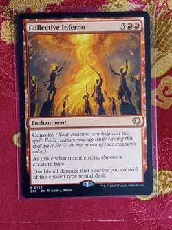 Collective Inferno Lorwyn Eclipsed Magic The Gathering MTG red rare card - Image 1