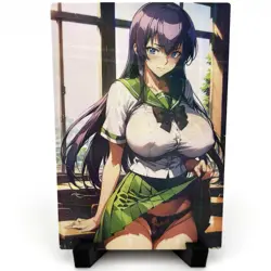 Highschool of the Dead Saeko Busujima Sexy Anime Waifu Girl Goddess ACG Art Card - Image 4