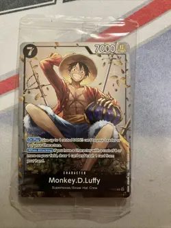 One Piece P-075 Monkey.D.Luffy Promo Card TS-02 Tin Set 02 ENGLISH SEALED!! - Image 1