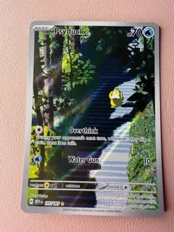 Pokemon TCG Psyduck Scarlet Violet-151 Holo Illustration Rare Card 175/165 NM-M - Image 1