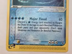 Pokemon Black Star Promo # 001 KYOGRE EX ,,nice card,,never played - Image 4