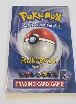 Vintage Pokemon Advanced Rulebook Version 3, Pokemon Trading Card Game - Image 1
