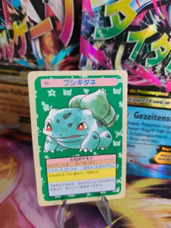 Pokemon Karte Card Topsun 1995 Green back bandai japanese Bulbasaur Bisasam Exc - Image 1