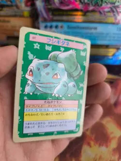 Pokemon Karte Card Topsun 1995 Green back bandai japanese Bulbasaur Bisasam Exc - Image 4