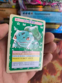 Pokemon Karte Card Topsun 1995 Green back bandai japanese Bulbasaur Bisasam Exc - Image 5
