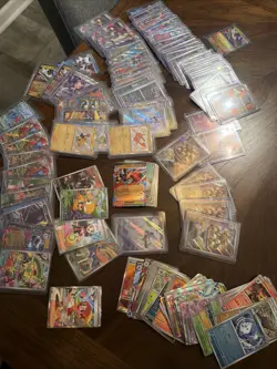 Modern Pokemon Card Lot Hundreds Of Cards Holos Mega And More - Image 1