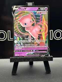 Mew V 113/264 Fusion Strike Ultra Rare Full Art Holo Pokemon Card TCG - Image 2