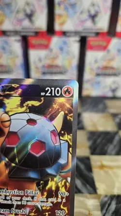 Pokemon Sword & Shield Base Set Full Art Ultra Rare Card Torkoal v 188/202 - Image 3