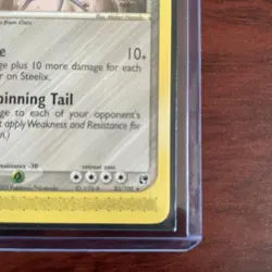 Pokemon TCG EX Sandstorm Steelix 23/100 Nintendo E-Series Rare Card NM - Image 5