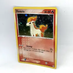 HP Ponyta 76/112 FireRed & LeafGreen Energy Holo Card Pokemon TCG Scratches - Image 3
