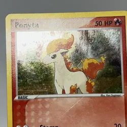 HP Ponyta 76/112 FireRed & LeafGreen Energy Holo Card Pokemon TCG Scratches - Image 4